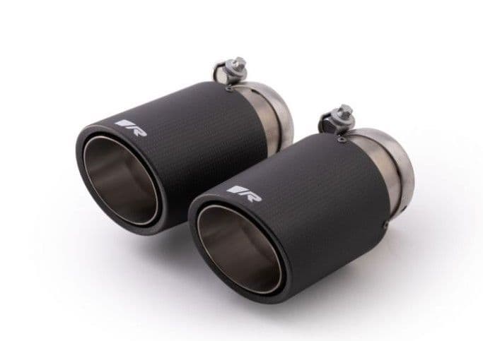 REMUS 0026 83CTSR — Tailpipe set Ø 84 mm, carbon