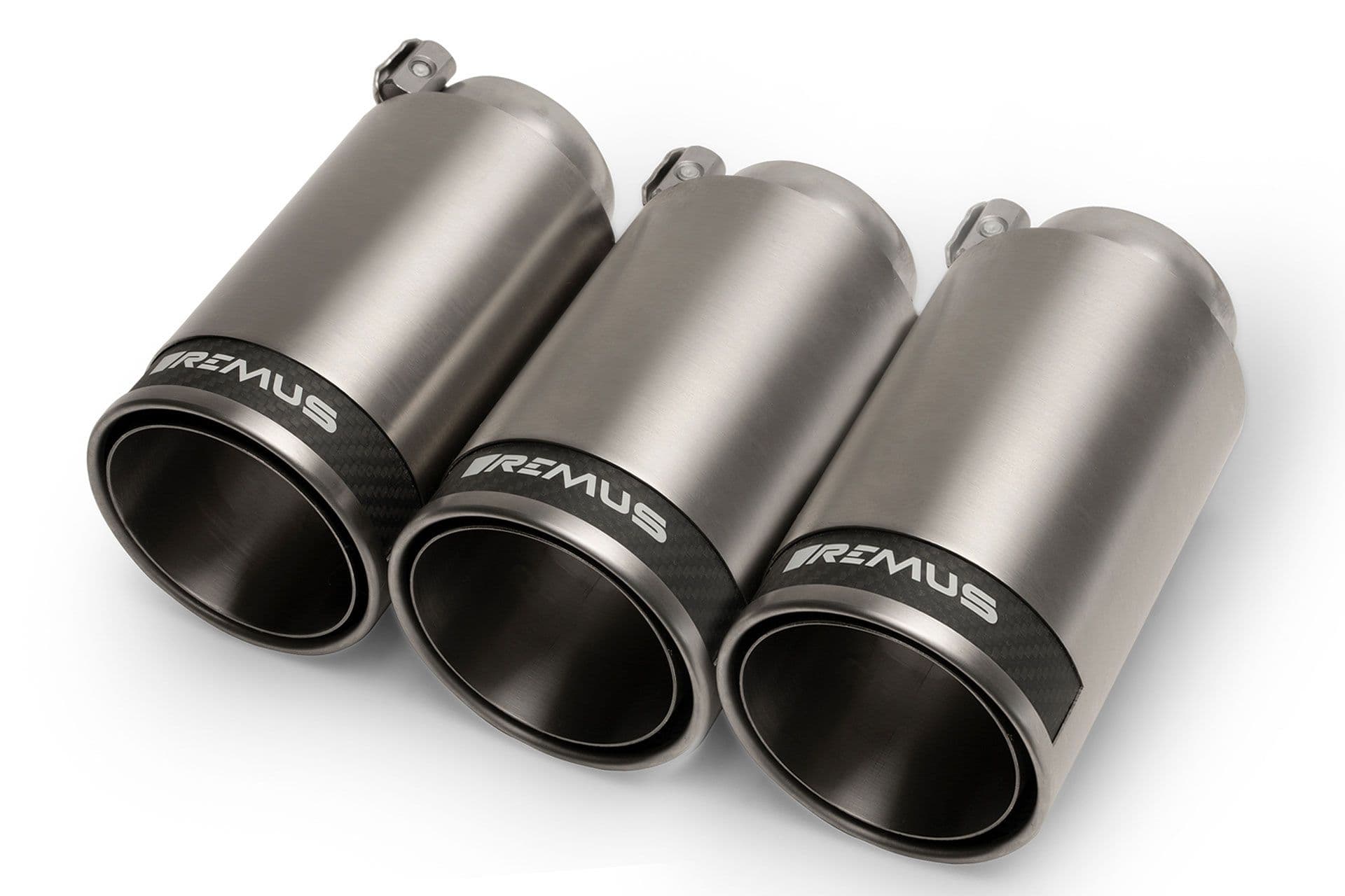 REMUS 0036 98CR — Tailpipe Set, Street Race (98mm)