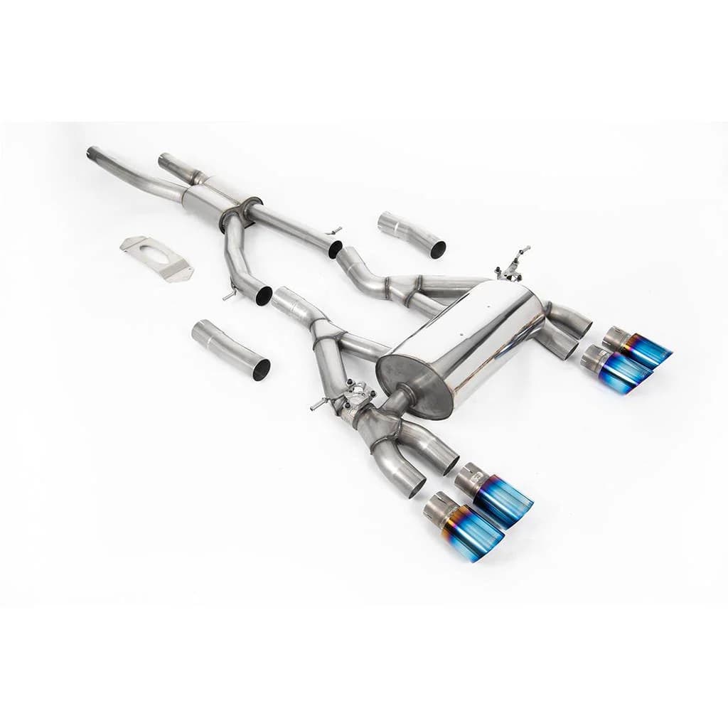 Milltek SSXBM1123 Układ wydechowy Cat-Back — BMW 3 Series F80 M3 & M3 Competition Saloon (OPF/GPF Models Only) — zdjęcie 1
