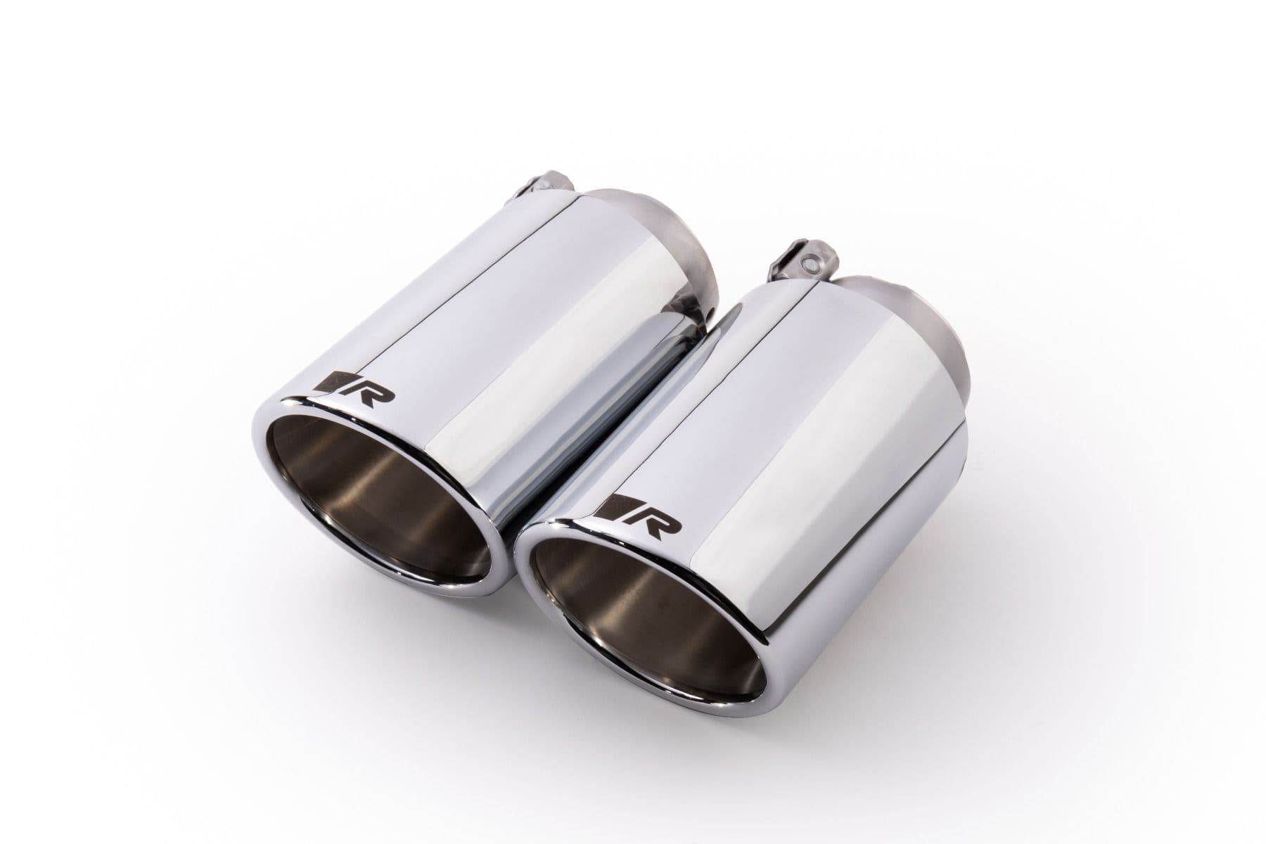REMUS 0046 70SR — 4-Piece Tailpipe Set, Ø 102 mm angled, chrome