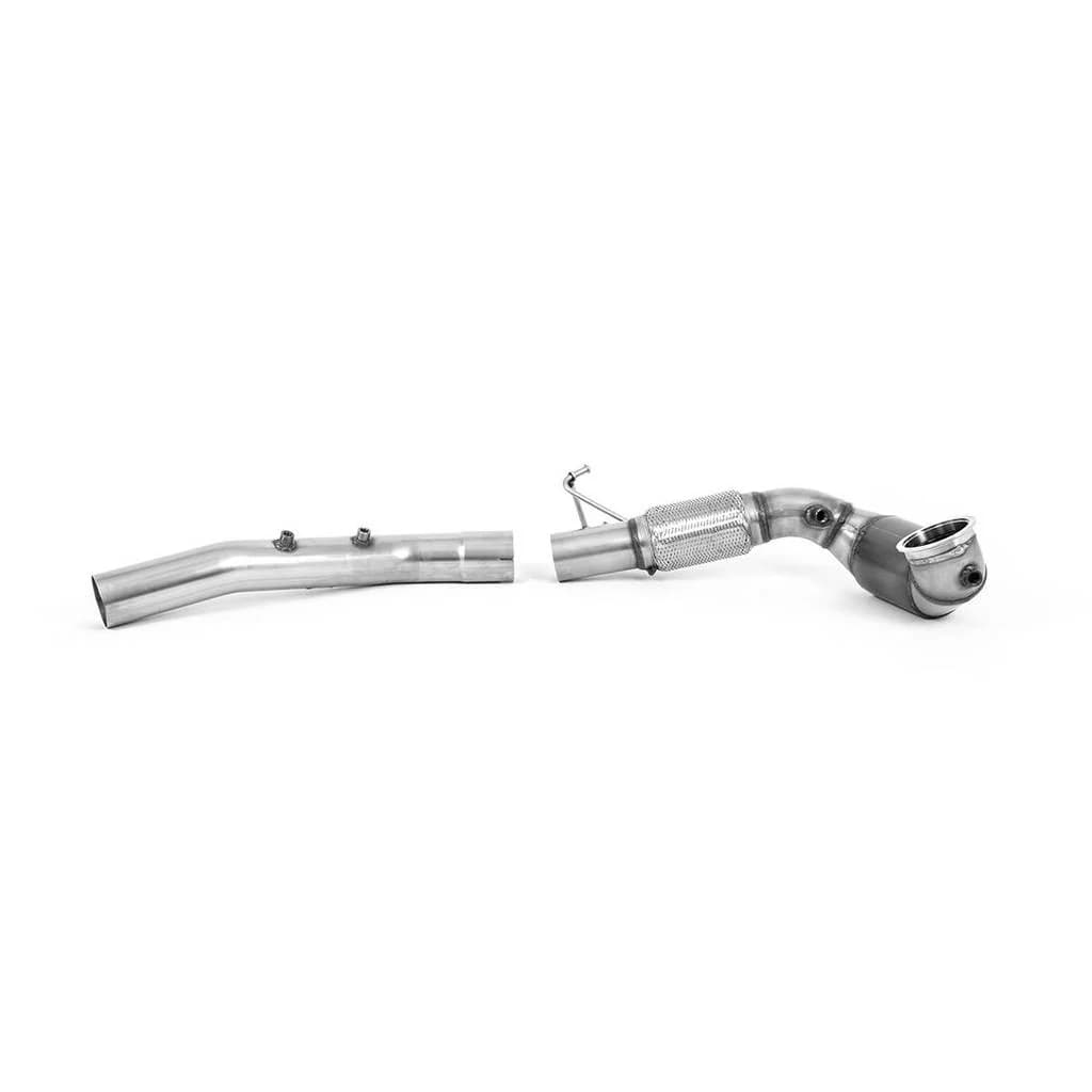Milltek SSXVW641 Downpipe — VW Golf Mk8 GTi (245ps OPF/GPF) 2020 - 2022 — zdjęcie 1