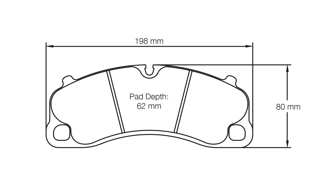 PAGID 4924-RSL29 Przednie klocki hamulcowe do PORSCHE 991 Turbo / GT3 / 981 Cayman GT4 / 718 Cayman GT4 (4.0) do tarcz żeliwnych — zdjęcie 1
