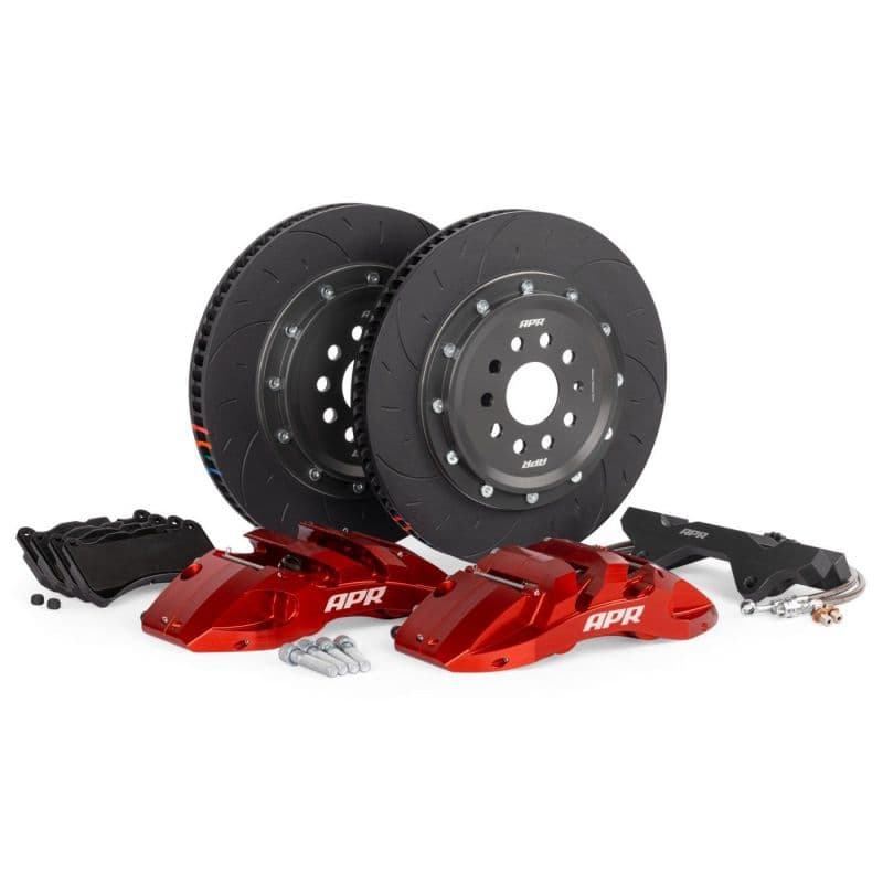 Zestaw hamulcowy, 6-cio tłoczkowy Big Brake Kit APR 370x34mm MQB / MQB EVO (OEM 312mm) Audi A3 8V / A3 8Y / TT 8S | VW Golf Mk7 / Mk8 / Golf GTI Mk7 — zdjęcie 1
