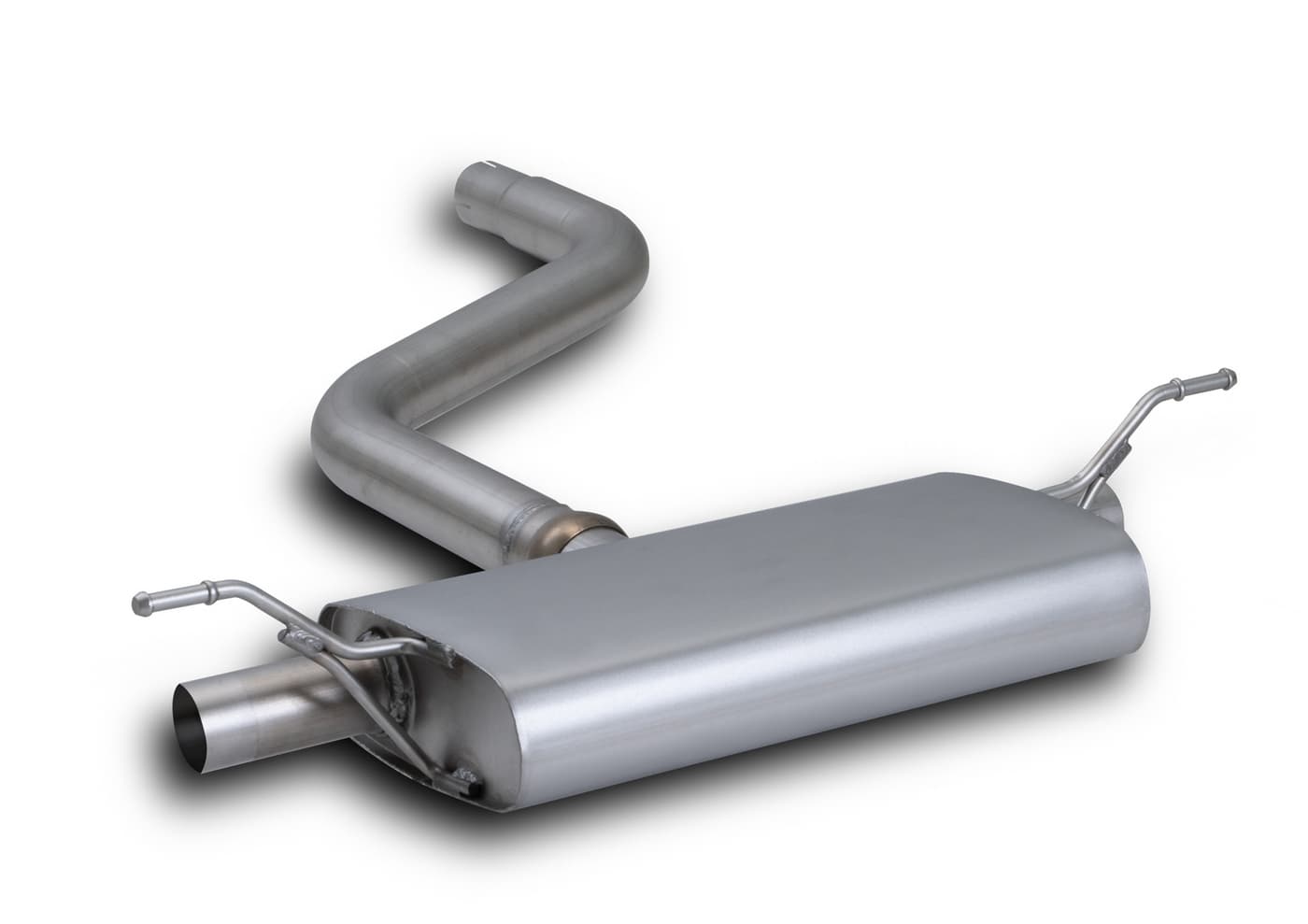 REMUS 202020 1500 — Sport exhaust centered (absorption principle) incl. connection tube with spherical connection