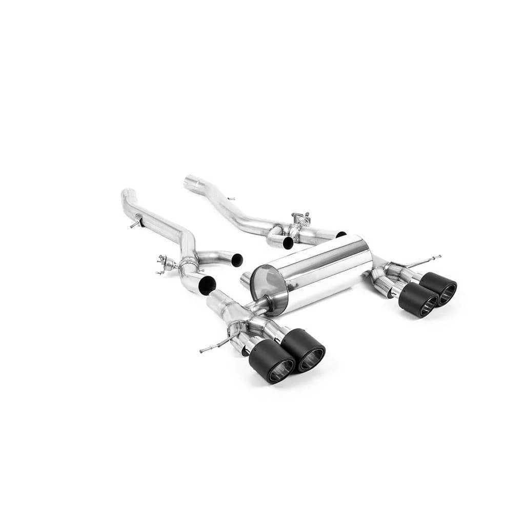 Milltek SSXBM1173 — axle-back BMW M3 G80/G81 / M4 G82, karbonowe JET-115 — zdjęcie 1