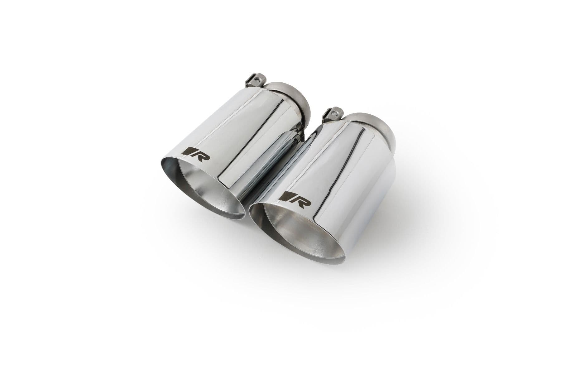 REMUS 0046 70SGR — 4-Piece Tailpipe Set, Ø 102 mm angled, chrome