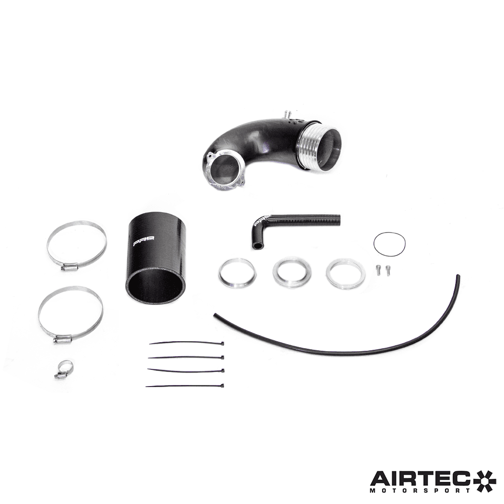 Aluminiowe kolanko turbosprężarki ze zwiększoną średnicą (wlotowe) Airtec Motorsport ATMSVAG13 Audi RS3 (8V, 8Y), TTRS (8S), RSQ3 (F3) 2.5 20v TFSI 5 cyl. (EA855, EA855 evo) (LHD)